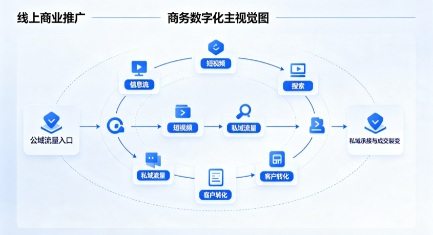 凤城市线上商业推广怎么做？全域流量闭环搭建与低成本转化实战指南